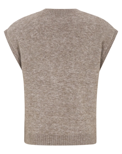 Soft Rebels - SRAllison V-neck Vest - Falcon Melange